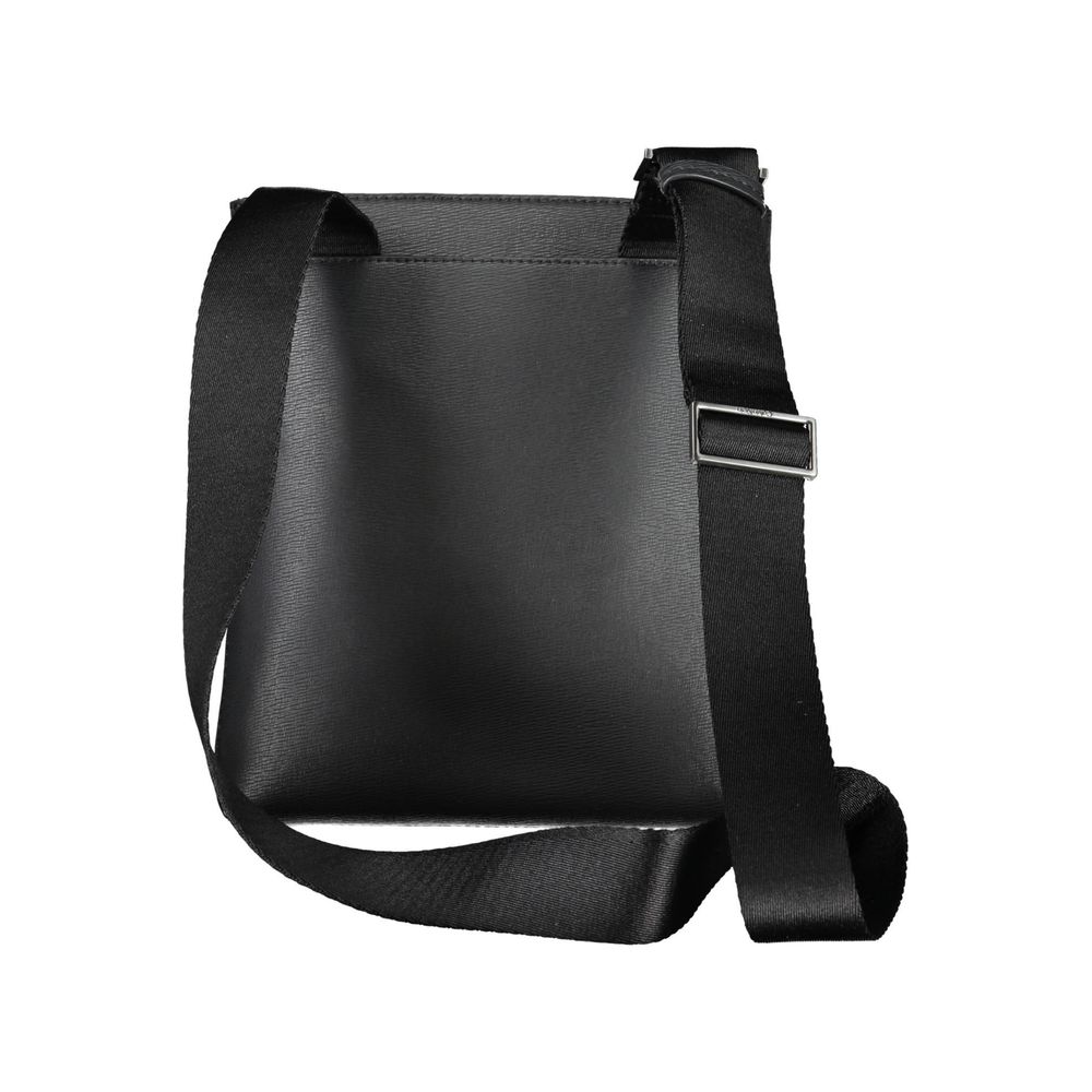 Calvin Klein Eco-Conscious Black Shoulder Bag with Logo - HBPS Beauty & Fashion