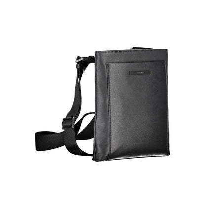 Calvin Klein Eco-Conscious Black Shoulder Bag with Logo - HBPS Beauty & Fashion
