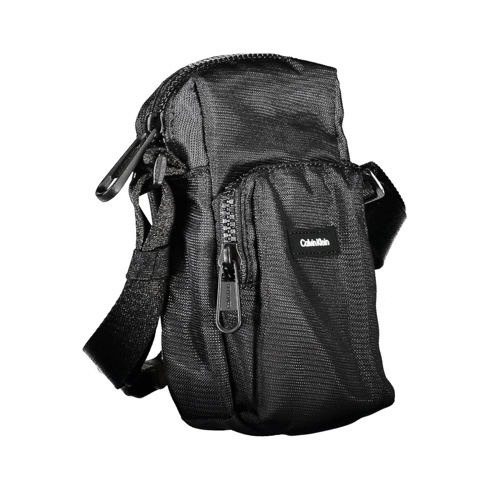 Calvin Klein Elegant Black Shoulder Bag with Chic Detailing - HBPS Beauty & Fashion