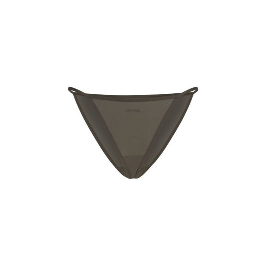 Calvin Klein Gray Nylon Pantie - HBPS Beauty & Fashion