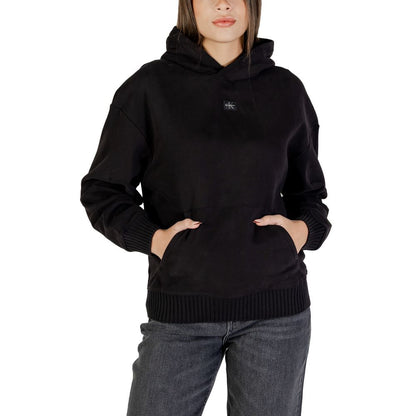 Calvin Klein Jeans Black Cotton Hoodie - HBPS Beauty & Fashion