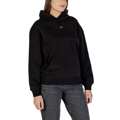 Calvin Klein Jeans Black Cotton Hoodie - HBPS Beauty & Fashion