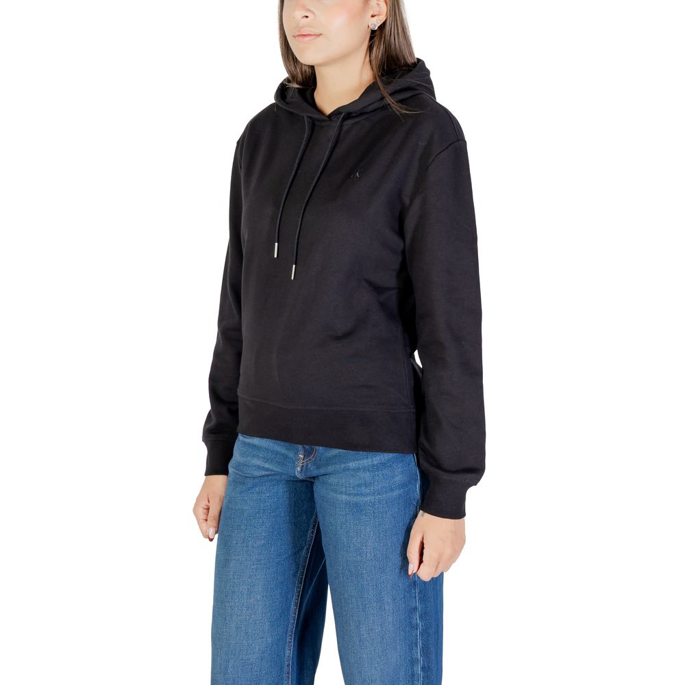 Calvin Klein Jeans Black Cotton Hoodie - HBPS Beauty & Fashion
