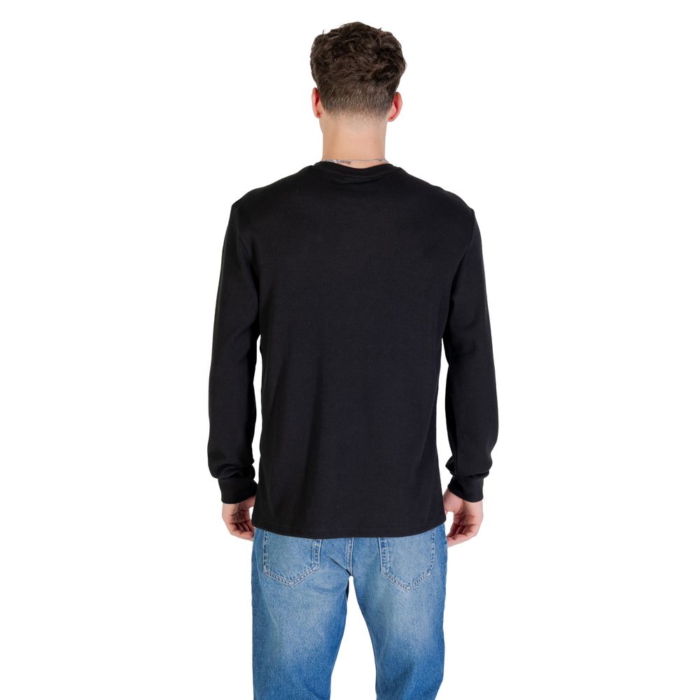 Calvin Klein Jeans Black Cotton Long Sleeve T-Shirt - HBPS Beauty & Fashion