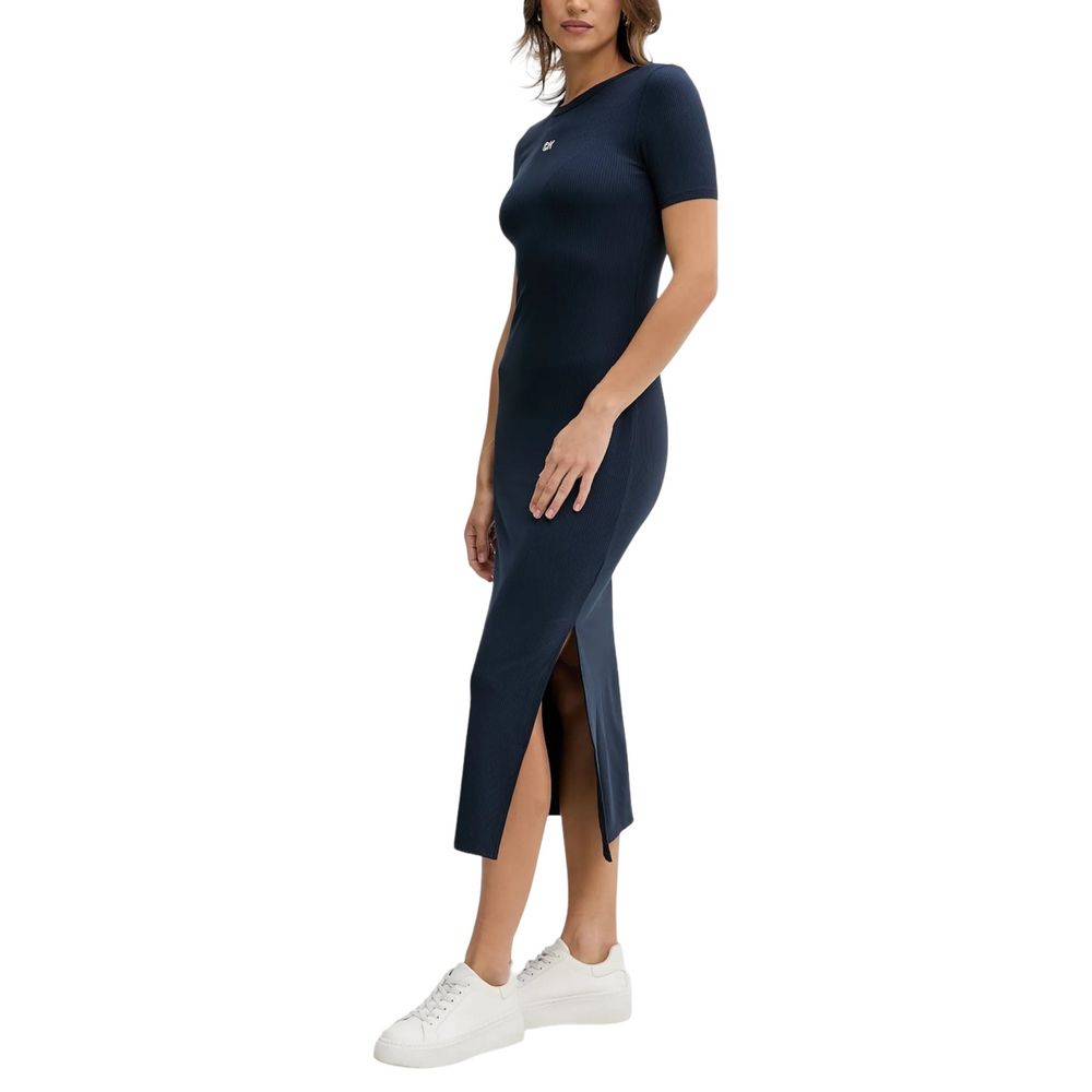 Calvin Klein Jeans Blue Modal Long Dress - HBPS Beauty & Fashion
