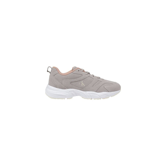 Calvin Klein Jeans Gray Artificial Leather Athletic Sneakers - HBPS Beauty & Fashion
