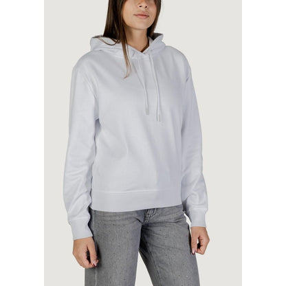 Calvin Klein Jeans White Cotton Hoodie - HBPS Beauty & Fashion