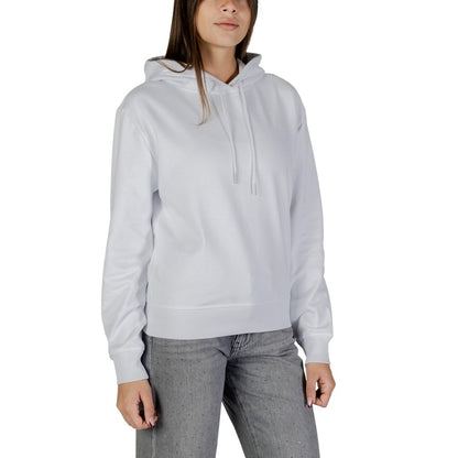 Calvin Klein Jeans White Cotton Hoodie - HBPS Beauty & Fashion