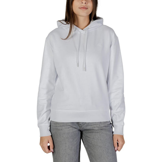 Calvin Klein Jeans White Cotton Hoodie - HBPS Beauty & Fashion