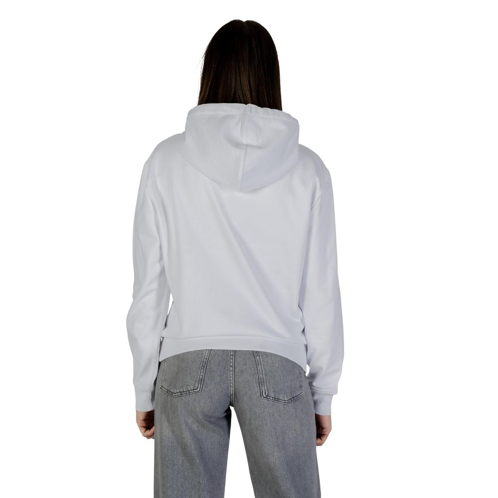 Calvin Klein Jeans White Cotton Hoodie - HBPS Beauty & Fashion