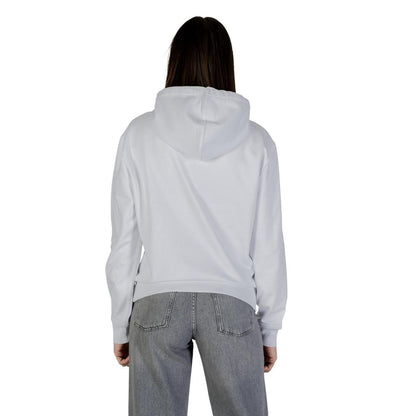 Calvin Klein Jeans White Cotton Hoodie - HBPS Beauty & Fashion