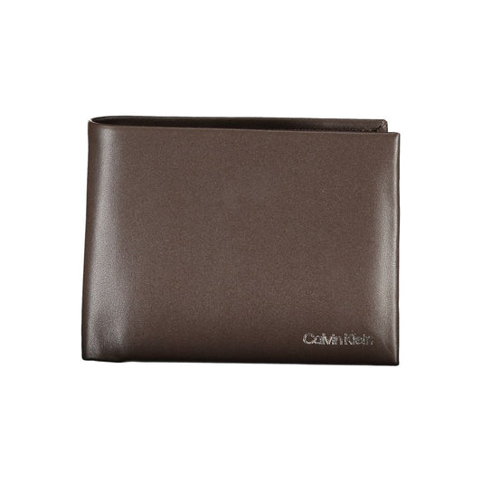 Calvin Klein Marrone Leather Men Wallet - HBPS Beauty & Fashion