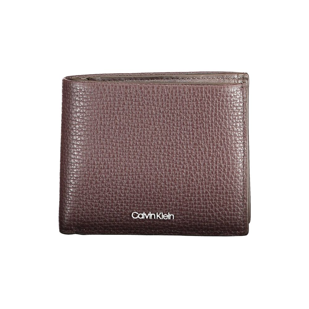 Calvin Klein Marrone Leather Men Wallet - HBPS Beauty & Fashion