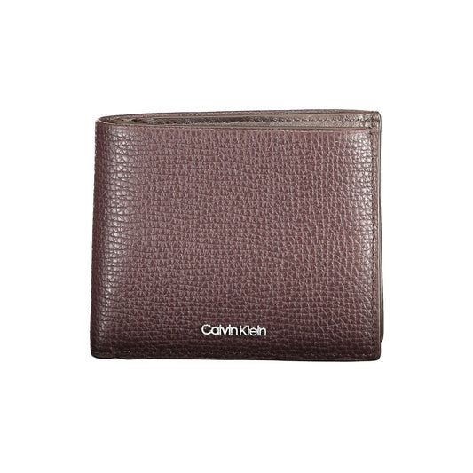 Calvin Klein Marrone Leather Men Wallet - HBPS Beauty & Fashion