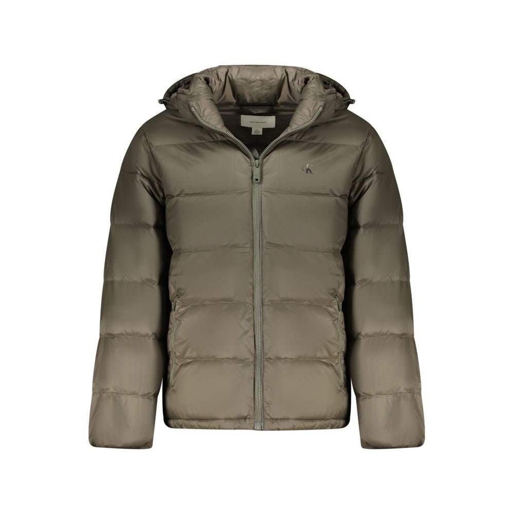 Calvin Klein Marrone Poliammide Men's Jacket - HBPS Beauty & Fashion