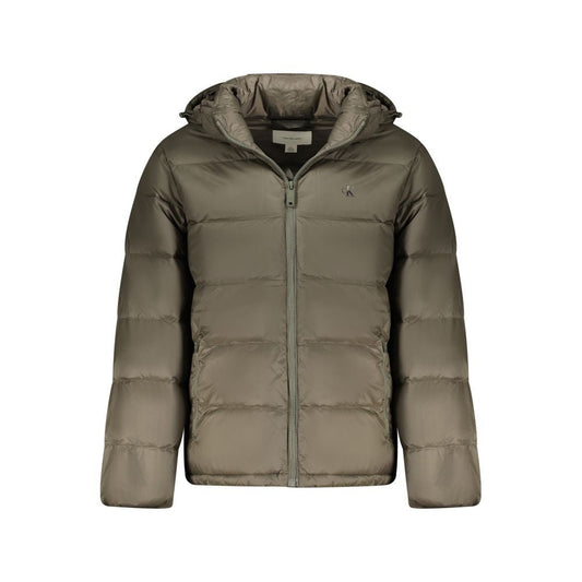 Calvin Klein Marrone Poliammide Men's Jacket - HBPS Beauty & Fashion