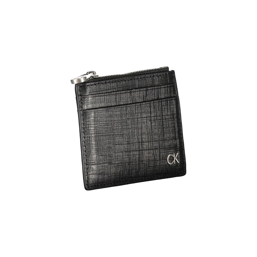 Calvin Klein Nero Leather Men Cardholder - HBPS Beauty & Fashion