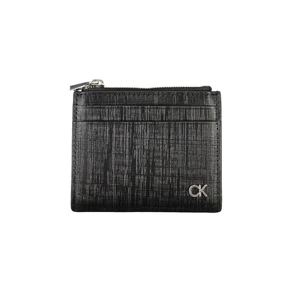 Calvin Klein Nero Leather Men Cardholder - HBPS Beauty & Fashion