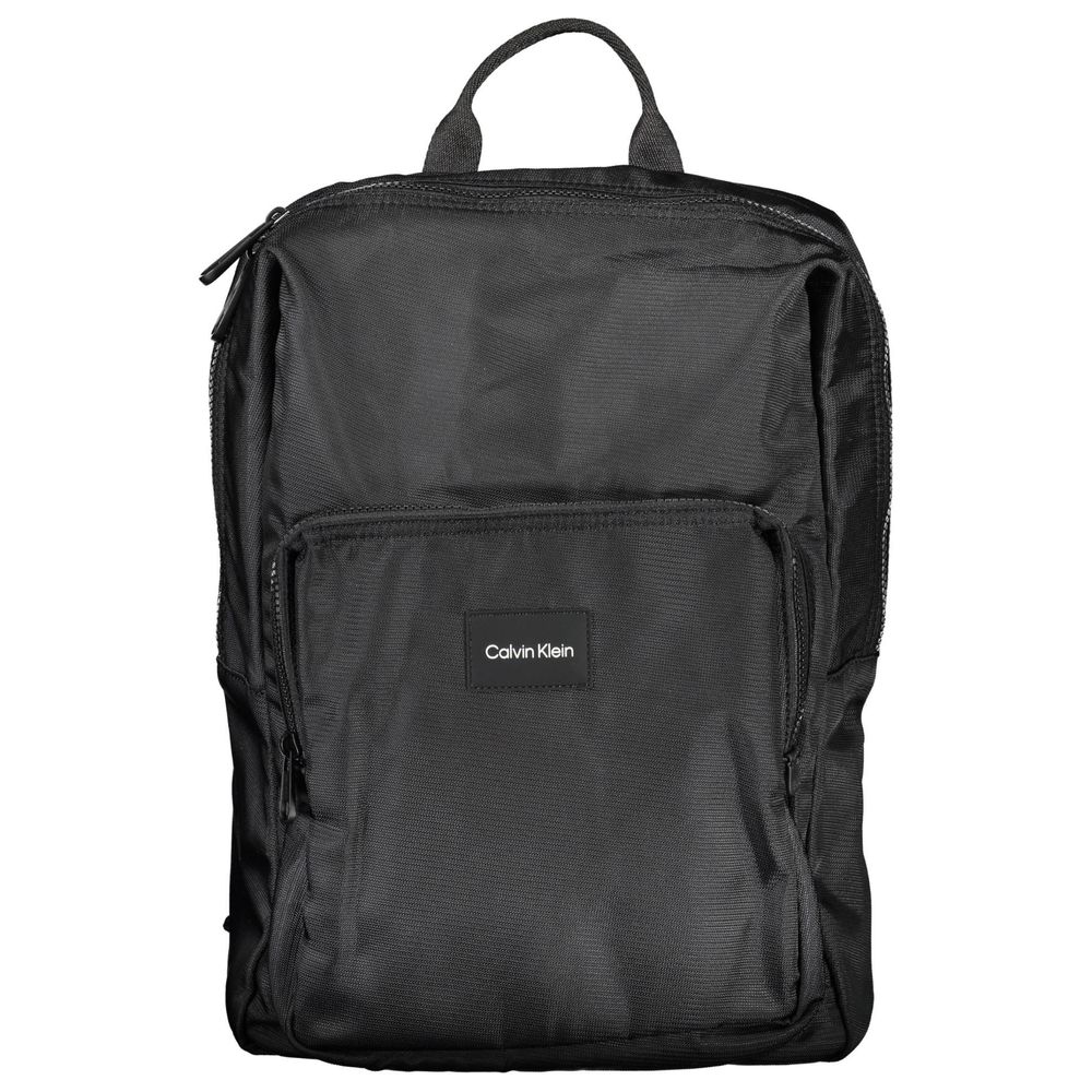 Calvin Klein Nero Polyester Men Backpack - HBPS Beauty & Fashion