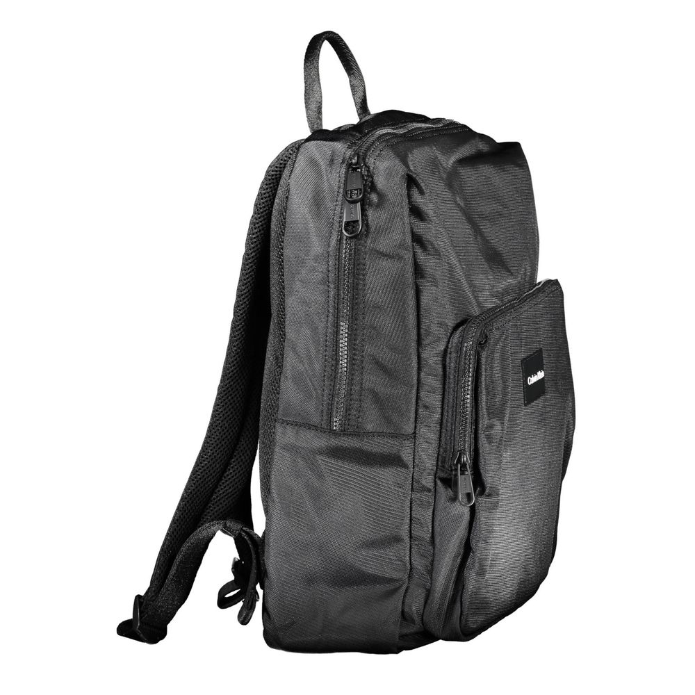 Calvin Klein Nero Polyester Men Backpack - HBPS Beauty & Fashion