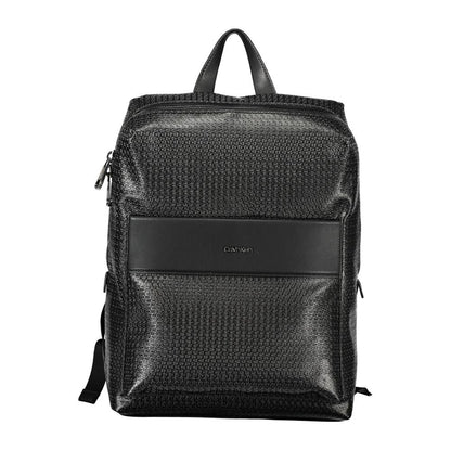 Calvin Klein Nero Polyester Men's Backpack - HBPS Beauty & Fashion