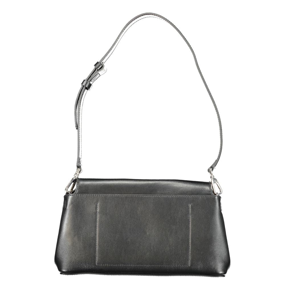 Calvin Klein Nero Polyurethane Women Shoulder Bag - HBPS Beauty & Fashion