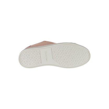 Calvin Klein Rosa Leather Women Sneaker - HBPS Beauty & Fashion