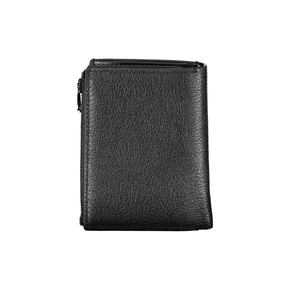 Calvin Klein Sleek Black Leather Wallet with Coin Purse - HBPS Beauty & Fashion