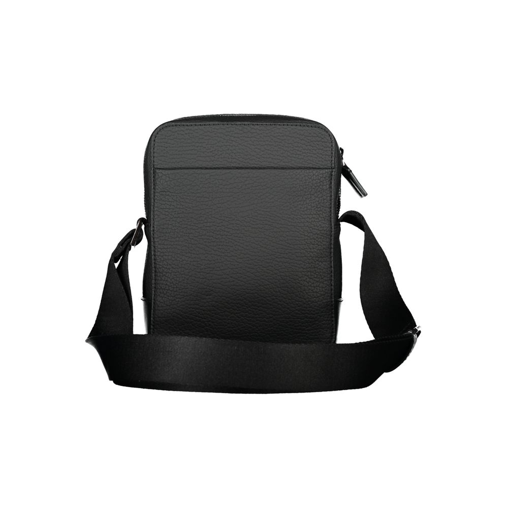 Calvin Klein Sleek Black Shoulder Bag with Contrasting Details - HBPS Beauty & Fashion
