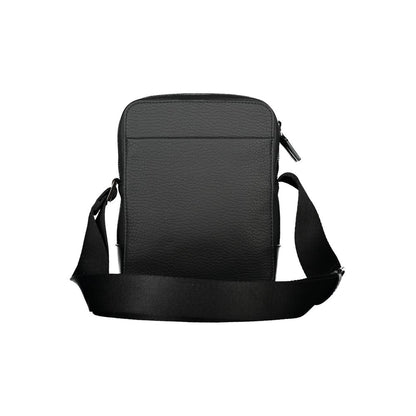 Calvin Klein Sleek Black Shoulder Bag with Contrasting Details - HBPS Beauty & Fashion