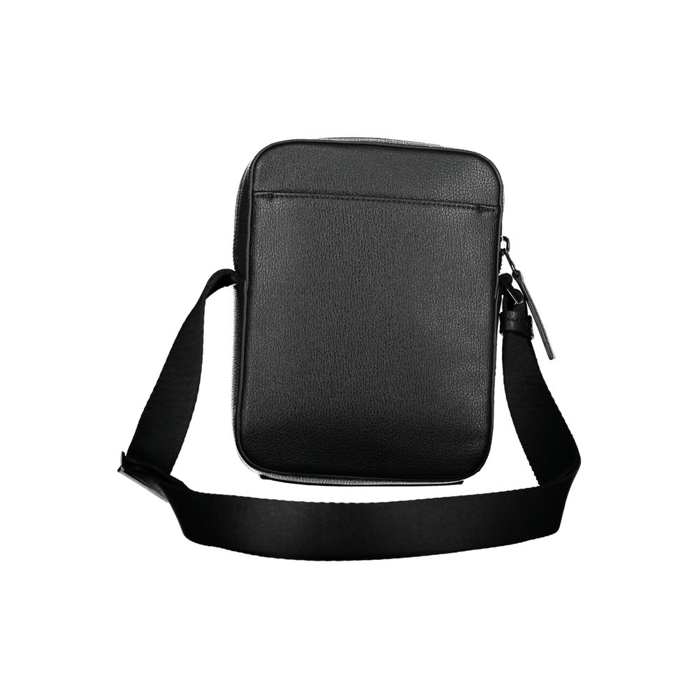 Calvin Klein Sleek Black Shoulder Bag with Logo Detail - HBPS Beauty & Fashion