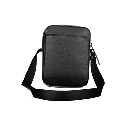 Calvin Klein Sleek Black Shoulder Bag with Logo Detail - HBPS Beauty & Fashion