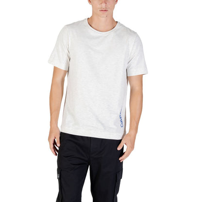 Calvin Klein Sport Gray Cotton T-Shirt - HBPS Beauty & Fashion