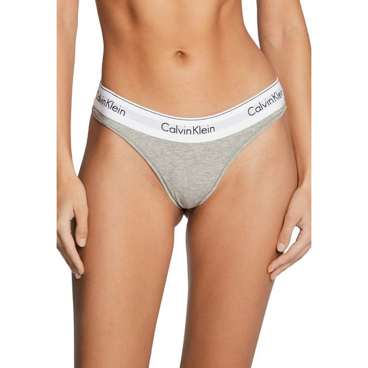 Calvin Klein Underwear Gray Cotton Pantie - HBPS Beauty & Fashion