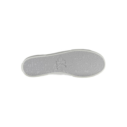 Calvin Klein White Cotton Men's Sneaker - HBPS Beauty & Fashion