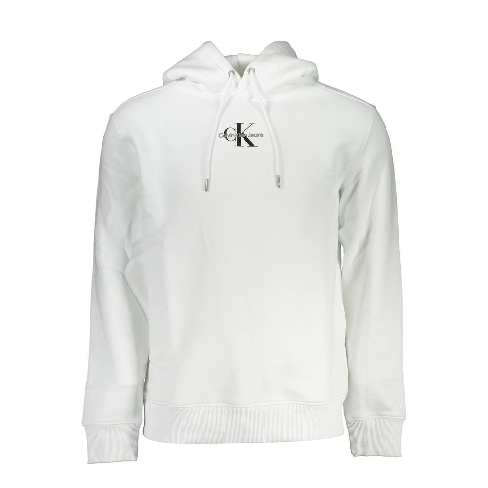 Calvin Klein White Cotton Men's Sweatshirt - HBPS Beauty & Fashion