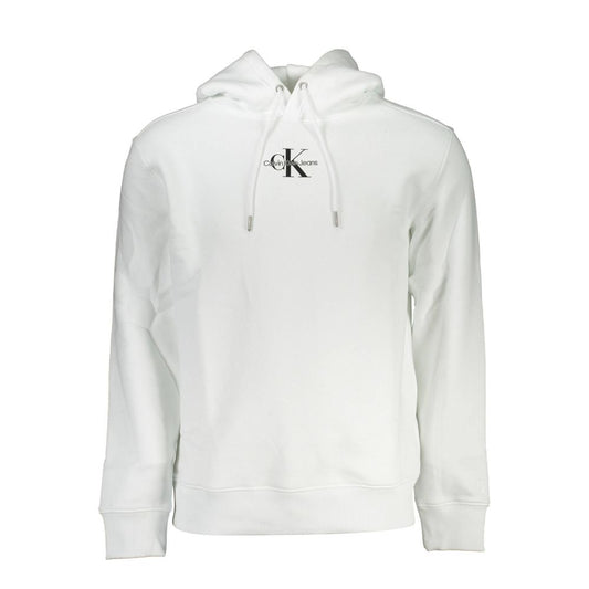 Calvin Klein White Cotton Men's Sweatshirt - HBPS Beauty & Fashion