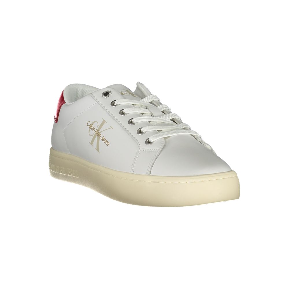 Calvin Klein White Polyester Men Sneaker - HBPS Beauty & Fashion