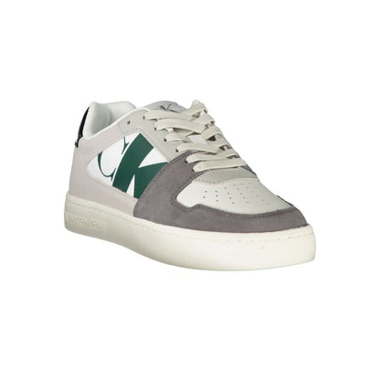 Calvin Klein White Polyester Men Sneaker - HBPS Beauty & Fashion