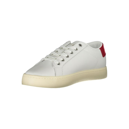 Calvin Klein White Polyester Men Sneaker - HBPS Beauty & Fashion