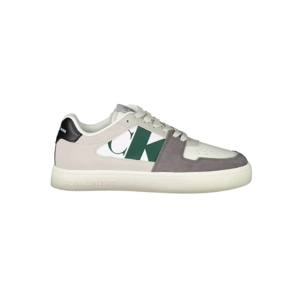 Calvin Klein White Polyester Men Sneaker - HBPS Beauty & Fashion