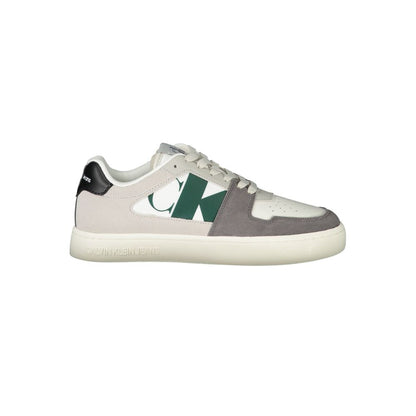 Calvin Klein White Polyester Men Sneaker - HBPS Beauty & Fashion