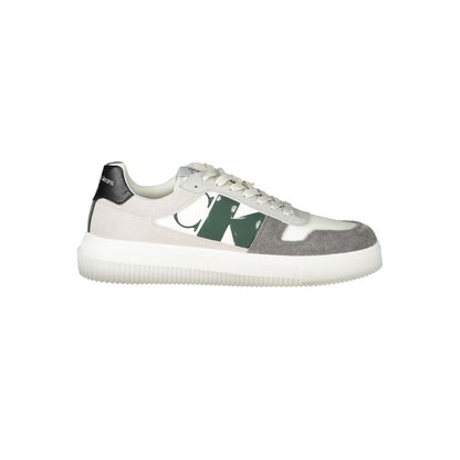 Calvin Klein White Polyethylene Men Sneaker - HBPS Beauty & Fashion