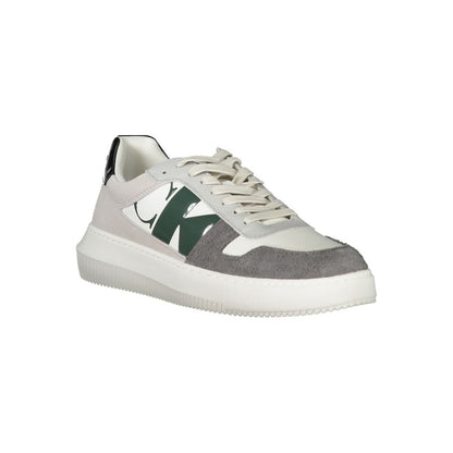 Calvin Klein White Polyethylene Men Sneaker - HBPS Beauty & Fashion