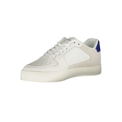 Calvin Klein White Polyurethane Men's Sneaker - HBPS Beauty & Fashion