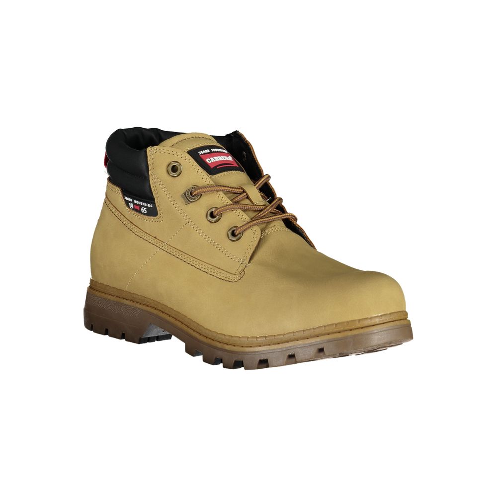 Carrera Beige Polyurethane Men Ankle Boot - HBPS Beauty & Fashion