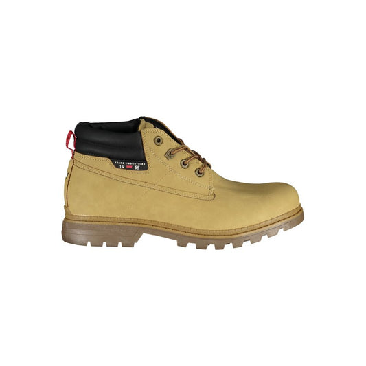 Carrera Beige Polyurethane Men Ankle Boot - HBPS Beauty & Fashion