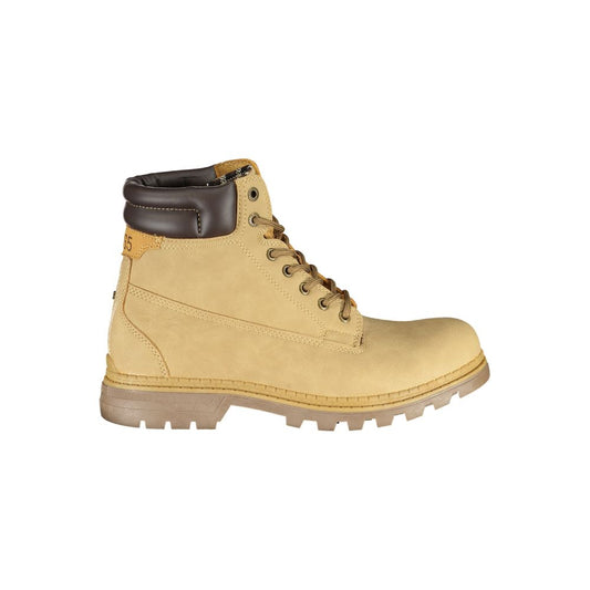 Carrera Beige Polyurethane Women Ankle Boot - HBPS Beauty & Fashion