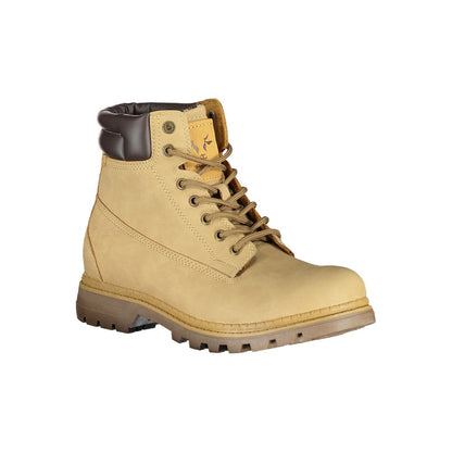 Carrera Beige Polyurethane Women Ankle Boot - HBPS Beauty & Fashion