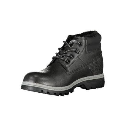 Carrera Black Polyurethane Women Ankle Boot - HBPS Beauty & Fashion